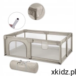 Kojec plac zabaw Kidwell FANKO 120x180 cm – bezpieczny Beige