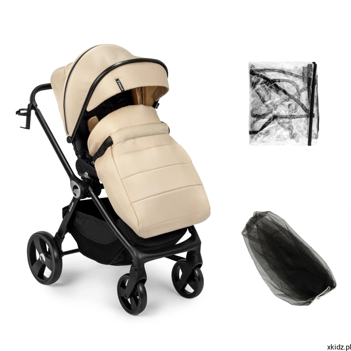 Wózek spacerowy Kidnort Isbjörn Beige - osłona na nóżki
