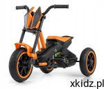 Milly Mally Gokart na pedały trójkołowy RIDER jeździk do 30kg Orange 3+