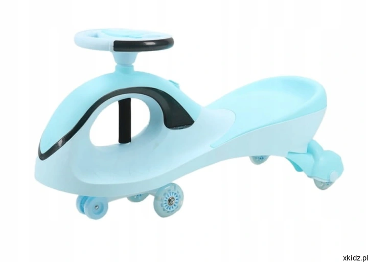 Jeździk grawitacyjny Baby Mix G-Force LED niebieski - widok całego pojazdu z boku
