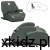 Fotelik Lorelli Pyxis i-Size Green - montaż na zaczepach ISOFIX w aucie
