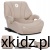 Fotelik samochodowy Lorelli Pyxis i-Size 125-150 cm Beige - widok z przodu w kolorze beżowym