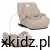 Fotelik Lorelli Pyxis Beige - konfiguracja 2w1 z oparciem i jako podwyższenie