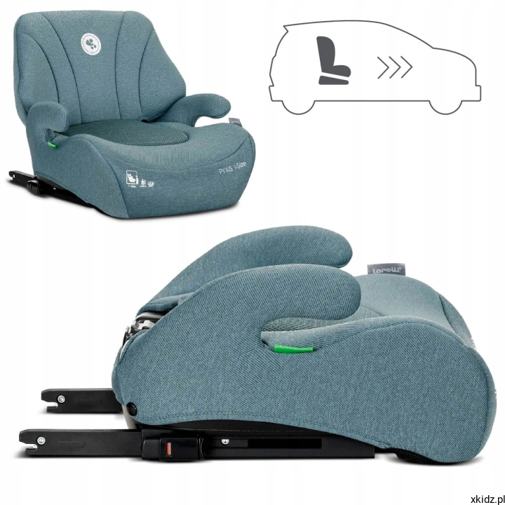 Fotelik Lorelli Pyxis Blue - zaczepy ISOFIX do mocowania fotelika w aucie