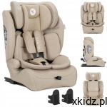 Lorelli Fotelik samochodowy Rio Beige I-Size Isofix 9-36kg Top Tether pasy Rio Beige
