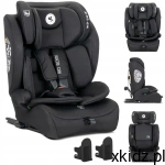 Lorelli Fotelik Rio Black samochodowy I-Size Isofix 9-36 kg Top Tether pasy 