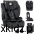 Fotelik samochodowy Rio i-Size Black 76-150 cm - widok całego fotelika w kolorze czarnym