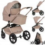 Lionelo Wózek 2w1 Freya Beige spacerówka przód tył SKŁADANA gondola 