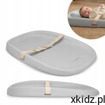 Kidnort PRZEWIJAK piankowy miękki wodoodporny z pasem Laer Frost Grey