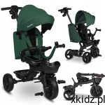 Lionelo KORI Rowerek trójkołowy spacerowy 2w1 Green Emerald