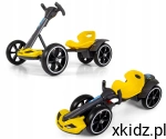 Gokart Na Akumulator BOLT Yellow Milly Mally 3+ – Elektryczny Gokart Dla Dzieci Z Pilotem, LED, Bluetooth i Kołami EVA
