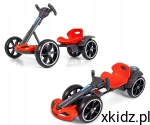 Gokart Na Akumulator BOLT Red Milly Mally 3+ – Elektryczny Gokart Dla Dzieci Z Pilotem, LED, Bluetooth i Kołami EVA