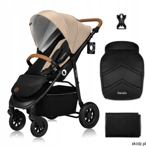 Lionelo-NATT-Wozek-spacerowy-lekki-Spacerowka-do-22kg-pompowane-kola-Beige