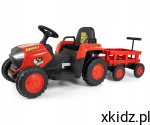 Milly Mally duży traktor na akumulator 2 silniki + pilot ROLLY Red