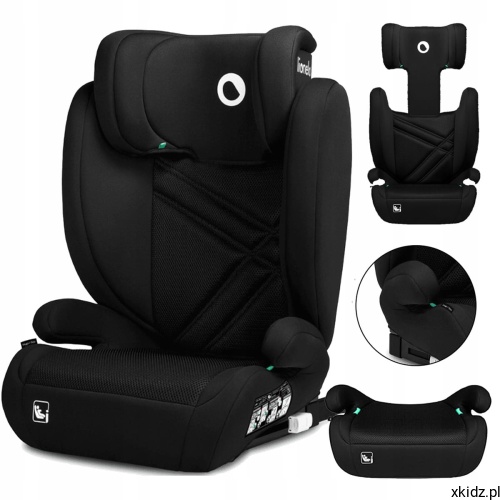 LIONELO-Fotelik-samochodowy-HUGO-i-Size-100-150cm-ISOFIX-15-36-Black-Carbon