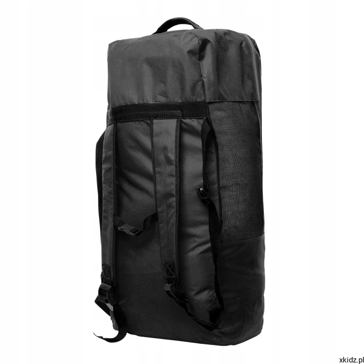 Deska SUP Athler Zander 350 Green - zwinięta deska spakowana do plecaka transportowego