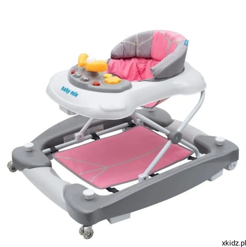 Chodzik 3w1 Baby Mix PINK - widok całego chodzika w kolorze różowym