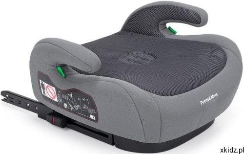 FOTELIK-SAMOCHODOWY-PODKLADKA-IsoFix-Optimus-Petite-Mars-Podstawka-Grey
