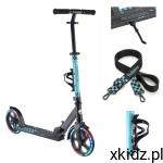TULANO Hulajnoga miejska ZIGZAG 45 pixel LED składana z paskiem 7l+ Blue