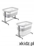 Carrello Picto 3w1 łóżeczko dostawne kojec regulacja 6 stopni Grey