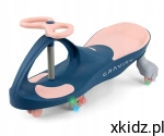 Milly Mally Jeździk Grawitacyjny koła led Gravity Navy Pink 3+