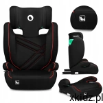 LIONELO Fotelik samochodowy HUGO i-Size 100-150cm ISOFIX 15-36 Sporty black
