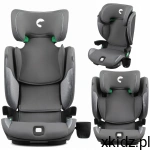 Kidnort Fotelik samochodowy isofix I-Size 100-150cm (15-36 kg) NATT Grey