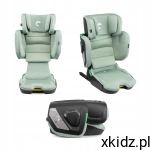 Kidnort Fotelik samochodowy isofix I-Size 100-150cm (15-36 kg) MANE Green