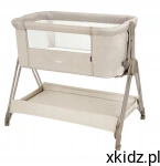 Carrello Gracia Łóżeczko, kołyska dostawna, kółka z blokadą, Linen Beige