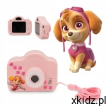 Huslog Psi Patrol Aparat Cyfrowy Dla Dzieci USB Selfie HD Gry MP3 microSD PINK