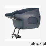 KVISP M Midnight Gray Koszyk Rowerowy dla Psa do 12 kg z e-bike