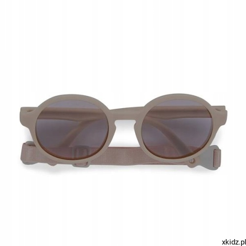 Dooky Fiji Taupe - okrągły design okularów dla dzieci