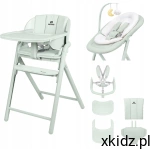 Carrello Tenero 3w1 – Leżaczek Niemowlęcy i Krzesełko do Karmienia do 100 kg Elysium Green