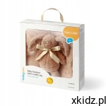 BabyOno Zestaw kocyk + przytulanka dla niemowląt 2w1 prezent 1567/02 Beżowy