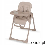 Lionelo Linn Plus Sand Beige Krzesełko Do Karmienia 2w1 Leżaczek