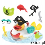 Yookidoo Jet Duck Kaczka Pirat Zabawka do Kąpieli 15 Akcesoriów 2+