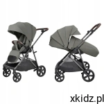 CARRELLO Wózek spacerowy przodem tyłem COSTA z akcesoriami Echo Grey