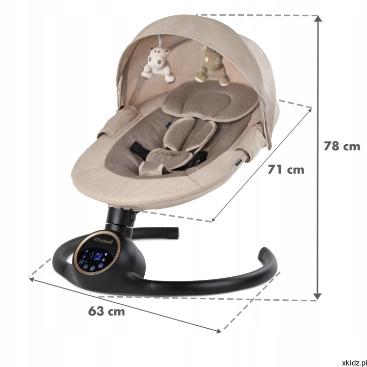Kidwell REVE - niemowlę w bujaczku, kolor Beige