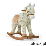 Milly Mally Koń na biegunach dla dziecka interaktywny konik Pony Gray Dot
