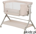 LIONELO LEONIE PLUS Beige Łóżeczko dostawne Niemowlęce DOSTAWKA kołyska 3w1