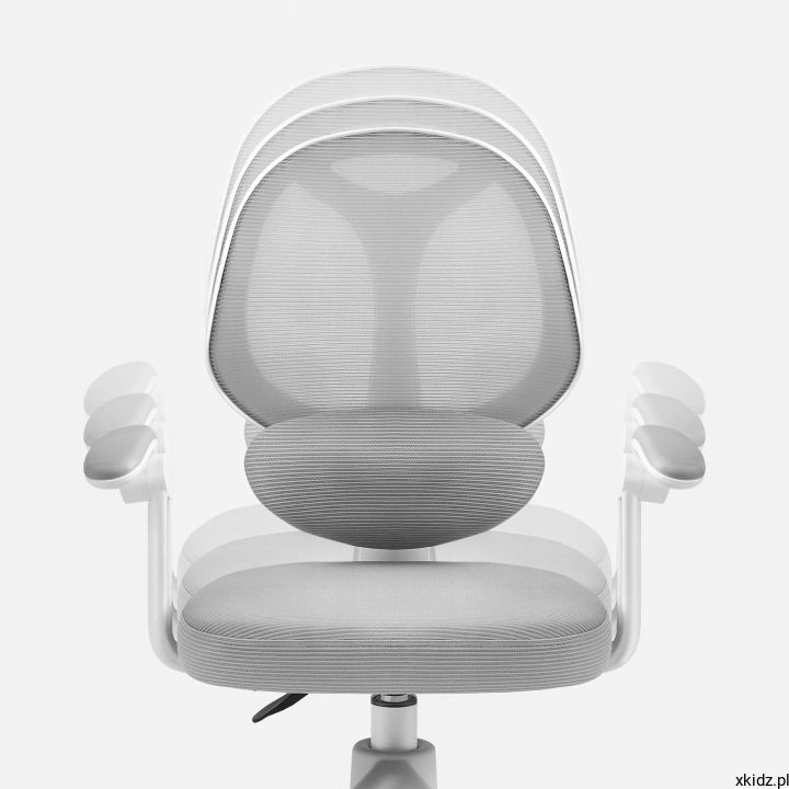 Fotel Mark Adler Junior 4.5 Grey – regulacja wysokości siedziska dla wzrostu 80-150 cm