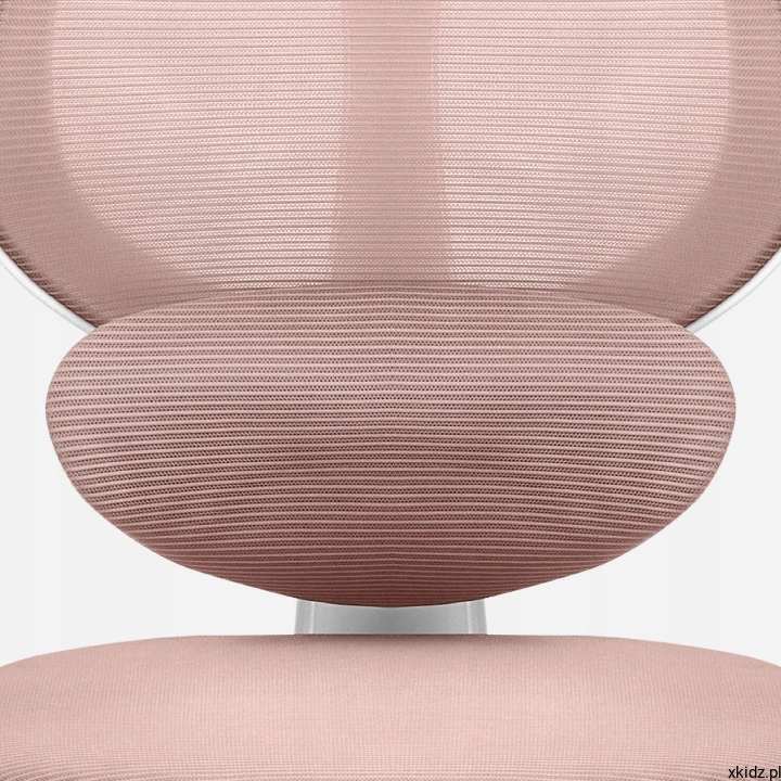 Fotel Mark Adler Junior 4.5 Pink – regulowana podpora lędźwiowa wspierająca kręgosłup