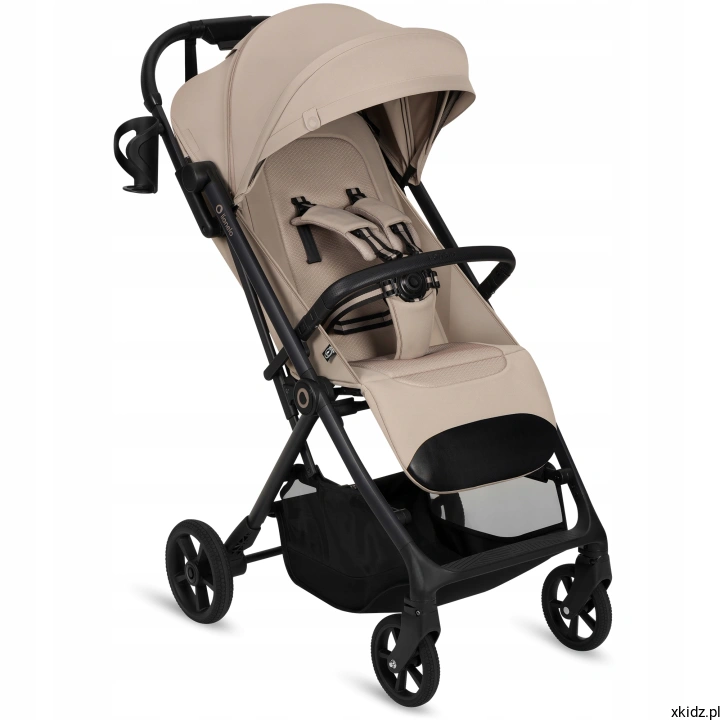 Wózek spacerowy Lionelo Tansi Sand Beige - widok całego wózka rozłożonego