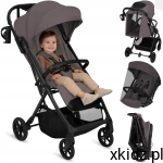 Lionelo Tansi Beige Taupe – wózek kompaktowy, Dri-Seat, budka XXL