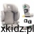 Fotelik samochodowy Lorelli GrowGo Grey i-Size - widok całego fotelika w kolorze szarym