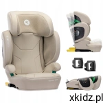 Lorelli GrowGo Beige – fotelik składany i-Size 100-150 cm, ISOFIX