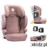 Lorelli GrowGo Pink – fotelik składany i-Size 100-150 cm, ISOFIX