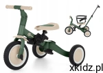 Petite&Mars Turbo - wielofunkcyjny rowerek trójkołowy 5w1 green