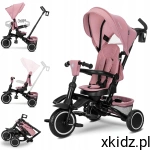 Lorelli Freccia Pink – rowerek trójkołowy 5w1, obrót 360°