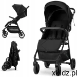 Lorelli ZOZU Black – wózek 5,8 kg, Autofold jedną ręką, koła 360°